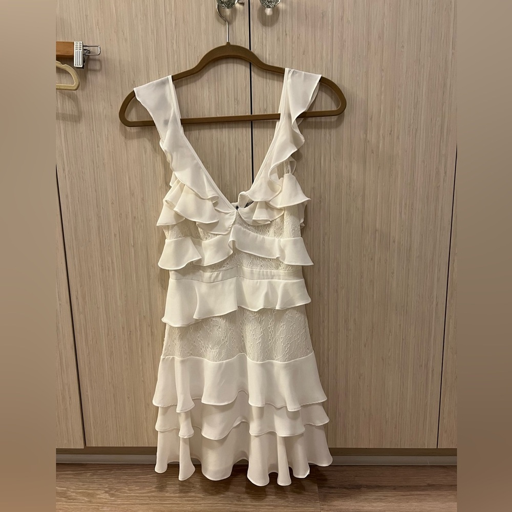 Bardot white mini dress